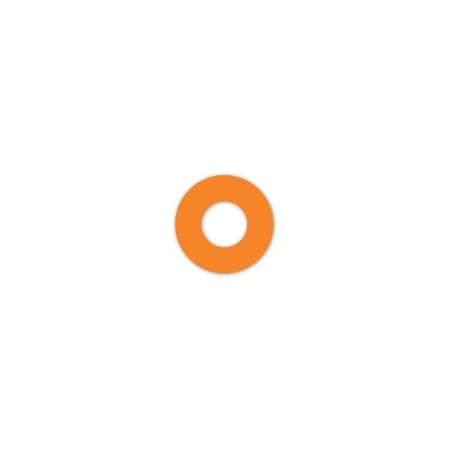 Ergomat Xtreme 9in Donut- 6in Center Orange, 6PK DSX-Donut9-O-KIT